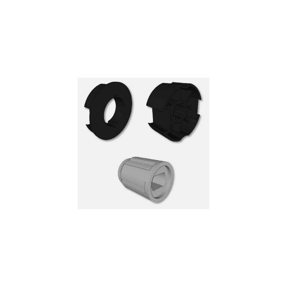 BC58909W: Bague + couronne pour volets roulants Ø89mm - Telco - Spécialiste de l'Automatisation d'extérieur