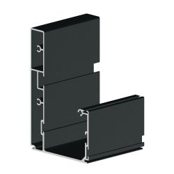 Profil Poutre latérale Gris anthracite L6100mm  - 1