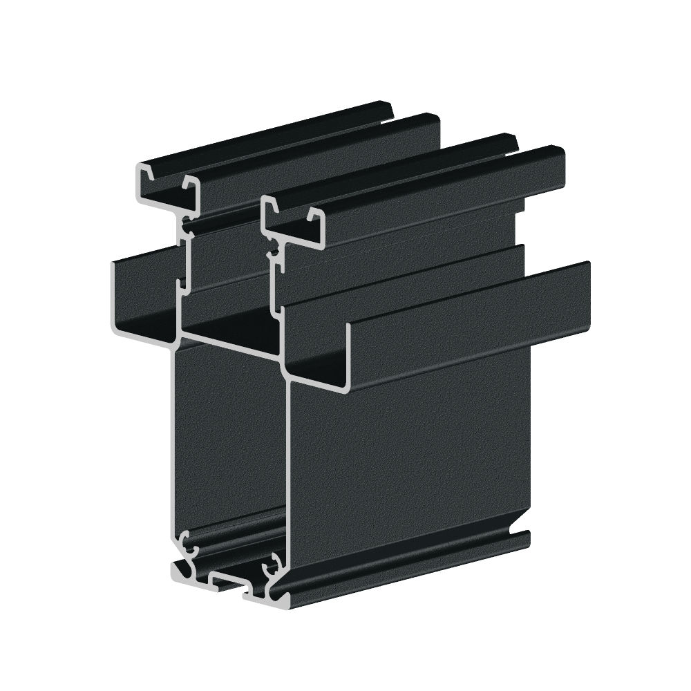 Chevron Central Gris anthracite L3700mm  - 1