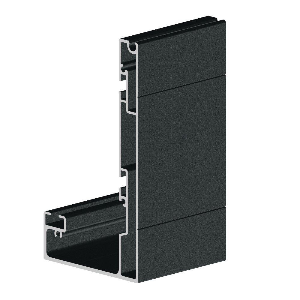 Profil Coffre Bas Gris anthracite L7000mm  - 1