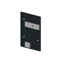 Bouchon poutre Gauche - Gris anthracite  - 1