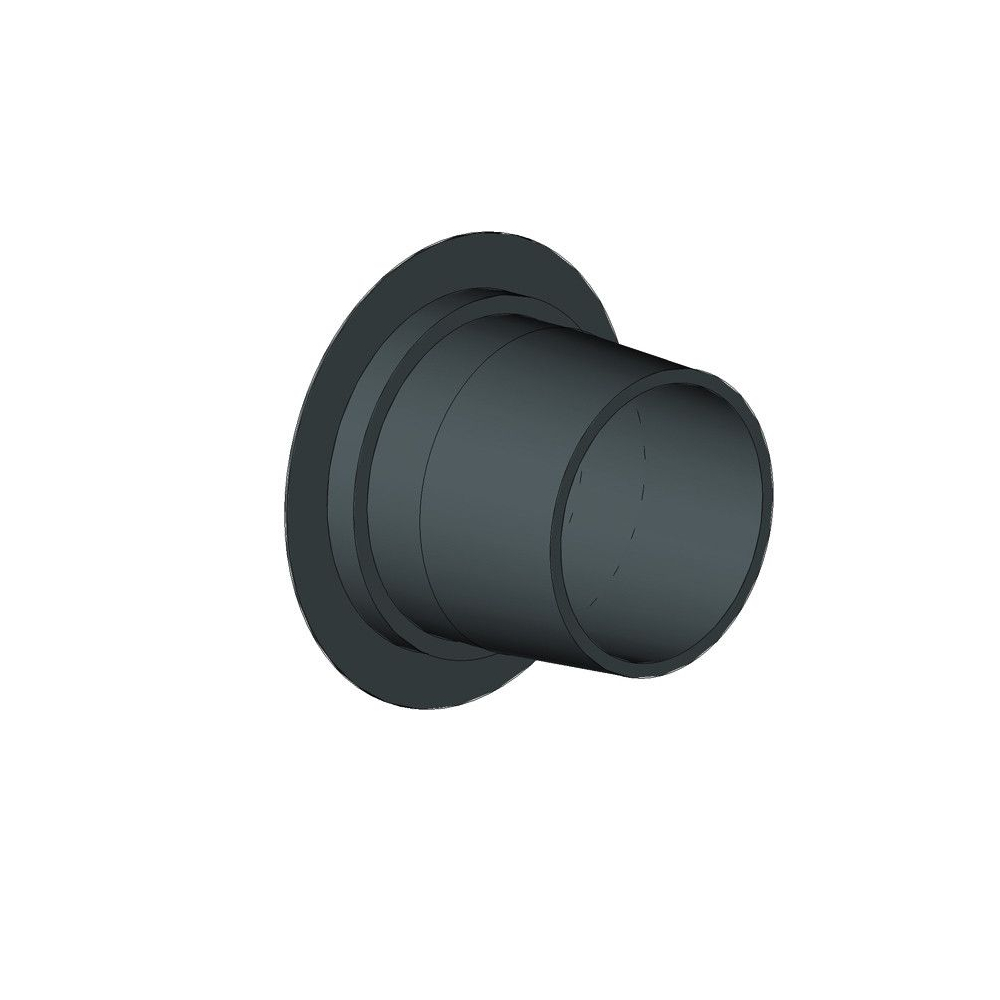 Embout evacuation pvc D50 Noir  - 1