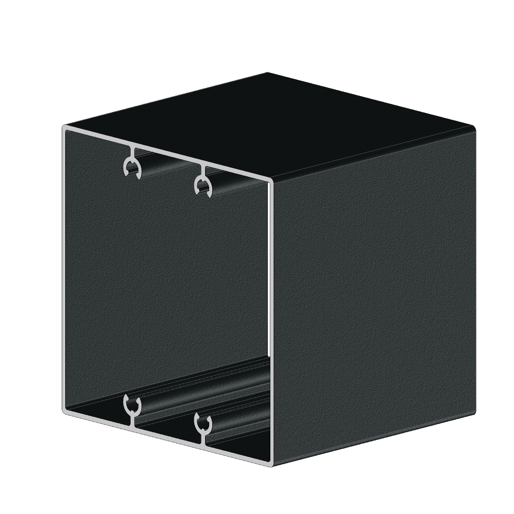 Profil pied 105x105 Gris anthracite L6100mm  - 1