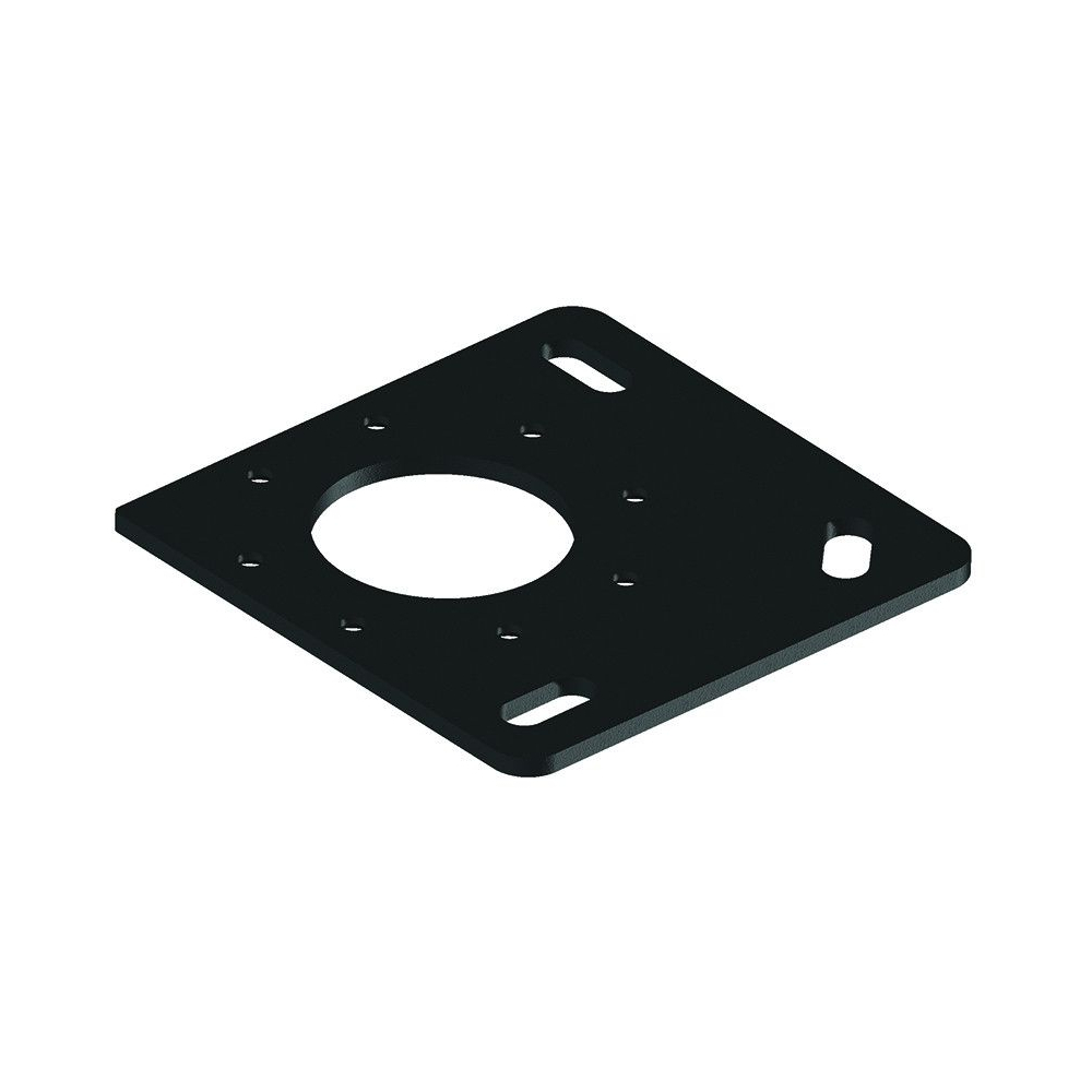 Platine de de fixation 90° Gris anthracite  - 1