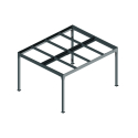 Armature Carport solaire photovoltaïque autoporté TELCO - MANIHI