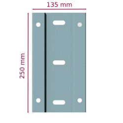 Platine pour équerre EQPV08 + EQPV09