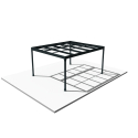 Armature Pergola solaire îlot - HITIA