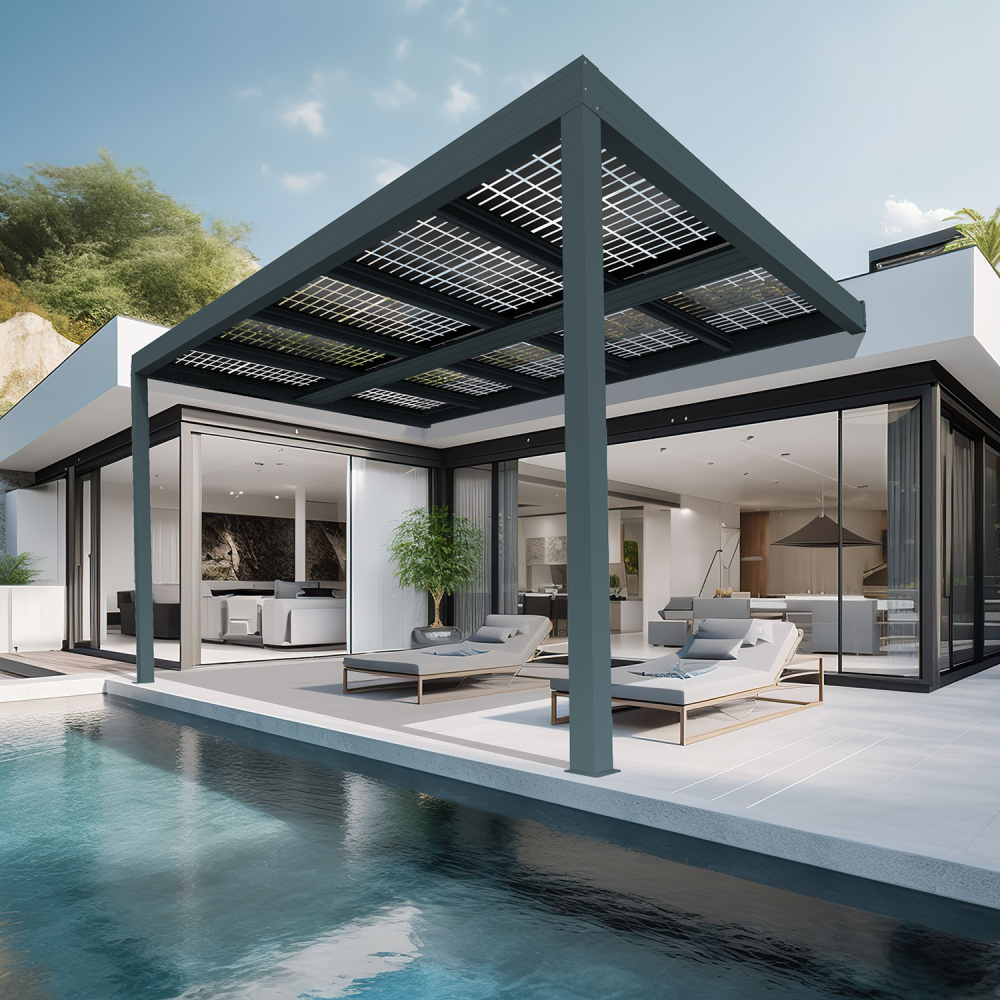 Pergola solaire - MANIHI - 2400W à 3200W