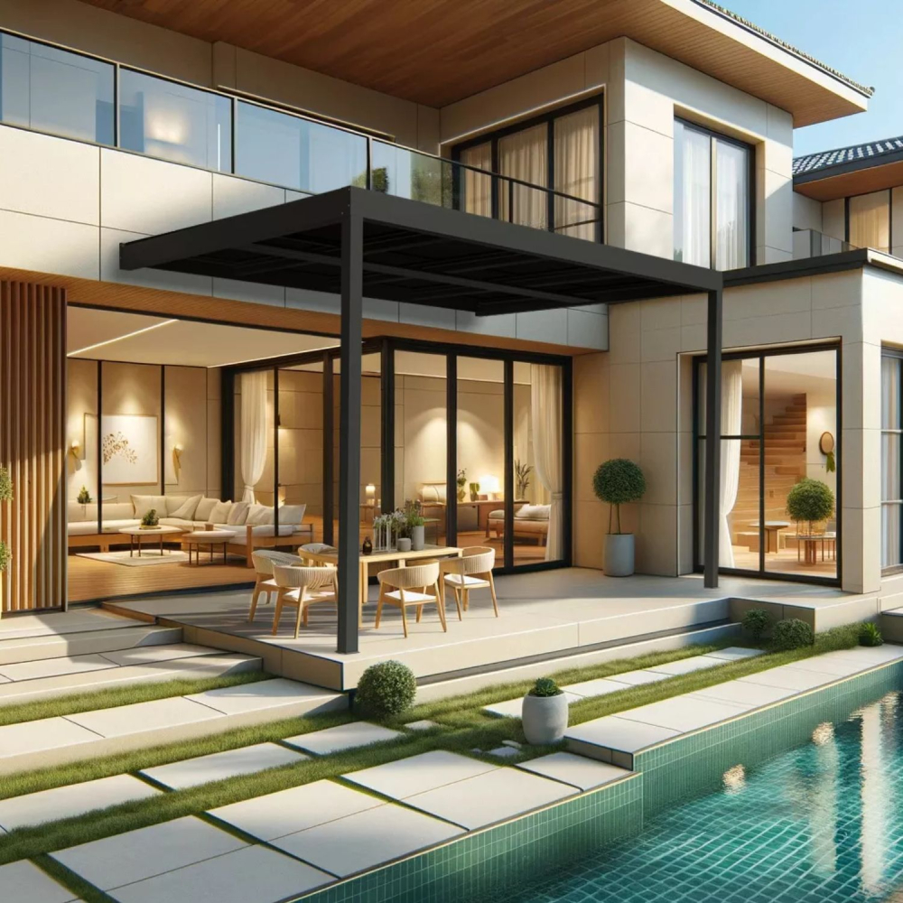 Pergola solaire - MANIHI - 2550W à 3400W TELCO - 2