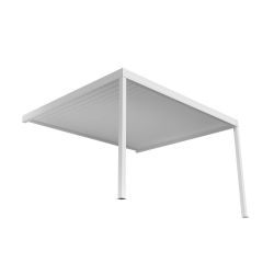Pergola bioclimatique perpendiculaire - DUNIA - vérin à télécommande TELCO - 1