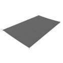 Store banne coffre ZERUA, toile gris fonce RAL9010ST