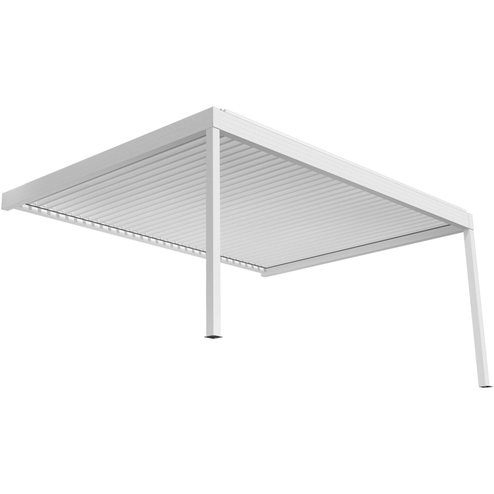 Pergola bioclimatique perpendiculaire - SAMA  - vérin à télécommande TELCO - 3