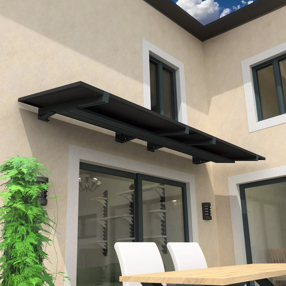 Auvent solaire photovoltaïque - MAHINA pose indépendante de 400W à 2400W  - 1