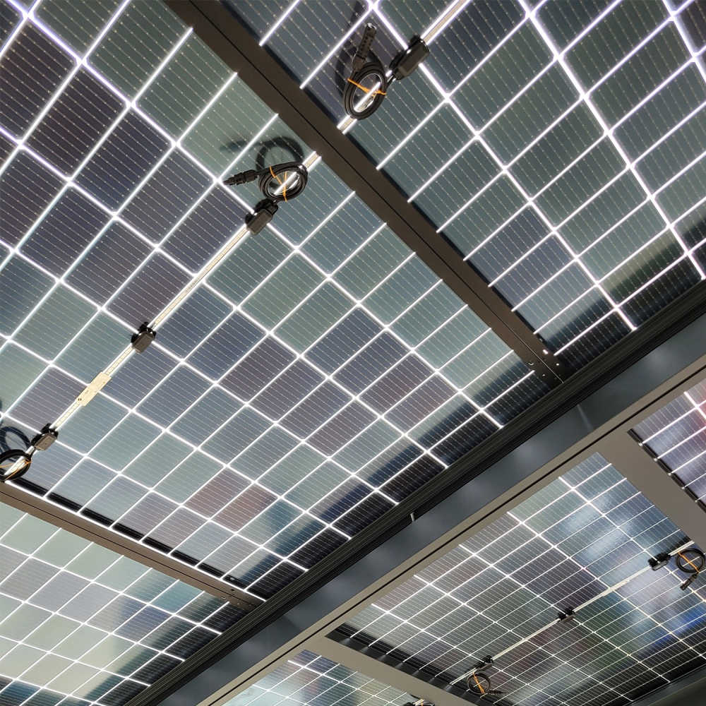Pergola solaire - MANIHI - pose portrait - 2550W à 3400W (sur-mesure) TELCO - 4