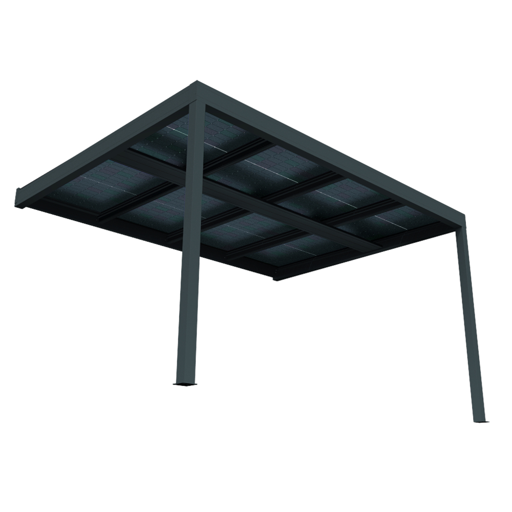 Pergola solaire - MANIHI - pose portrait - 2400W à 3200W TELCO - 9