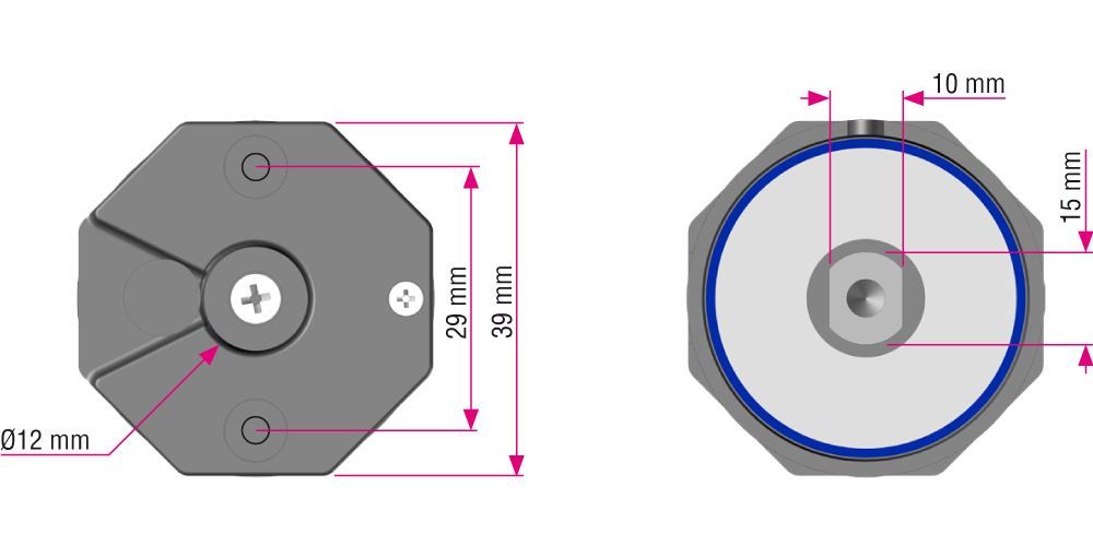 Moteurs filaires fins de courses mécaniques TM40 pour store banne