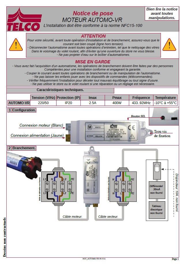 Notice AUTOMOVR/P