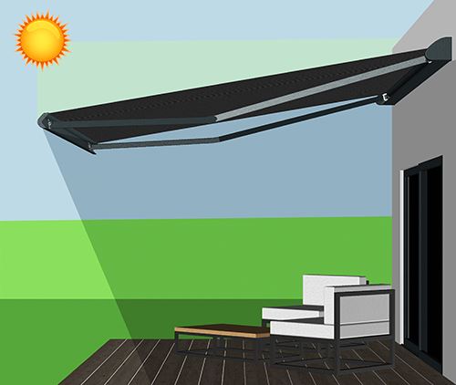 Store-banne avec motorisation solaire : est-ce fiable ?