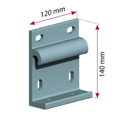 Platine fixation murale